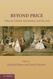 Volume 6: Beyond Price: In Search of Cultural Value