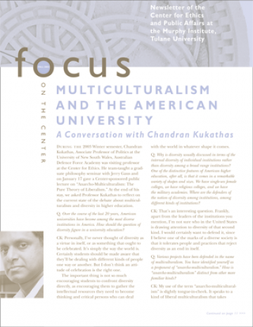 Focus On The Center, Fall 2003 - The Murphy Institute