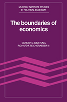 The Boundaries of Economics book