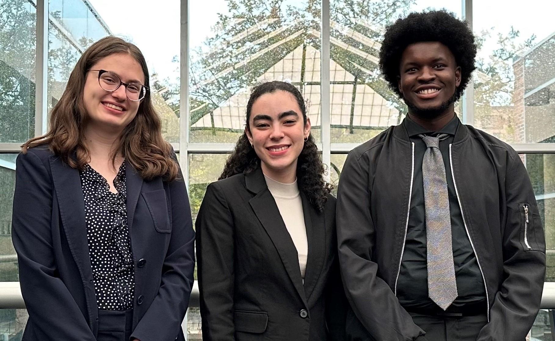 Tulane Ethics Bowl team members