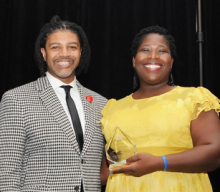 Carla Laroche received the Dr. Norman C. Francis Award by the Greater New Orleans Louis A. Martinet Legal Society.