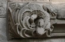 Close-up Photo of Dragon on Tulane University's Tilton Hall - The Murphy Institute