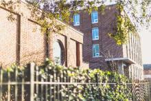Building on Tulane University's Campus from Downward Angle - The Murphy Institute