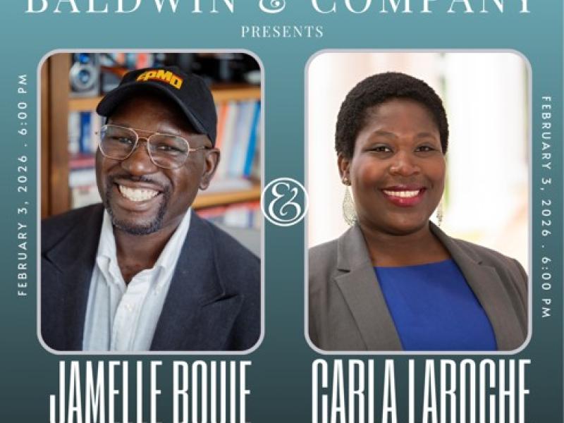 Baldwin & Company presents Jamelle Bouie and Carla Laroche, February 5, 2026