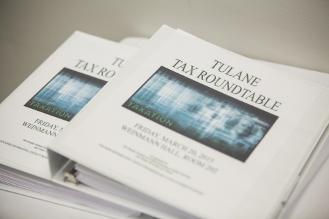 Tulane Tax Roundtable Binders - The Murphy Institute