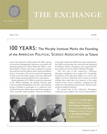 The Exchange, Fall 2004 - The Murphy Institute